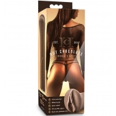 Коричневый мастубратор-вагина Nicole s Kitty - Blush Novelties - в Калуге купить с доставкой