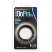Черно-желтое силиконовое эрекционное кольцо Silicone Go Pro Cock Ring - Blush Novelties - в Калуге купить с доставкой