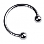 Серебристая подкова на головку пениса - ToyFa - купить с доставкой в Калуге