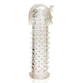 Закрытая прозрачная насадка на пенис Crystal Sleeve Faraon - 13,5 см. - Erowoman-Eroman - в Калуге купить с доставкой