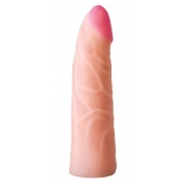 Фаллическая насадка на трусики харнесс - 17,5 см. - LOVETOY (А-Полимер) - купить с доставкой в Калуге