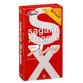 Утолщенные презервативы Sagami Xtreme Feel Long с точками - 10 шт. - Sagami - купить с доставкой в Калуге