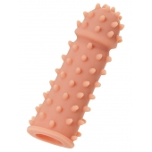 Телесная реалистичная насадка KOKOS Extreme Sleeve 03 с дополнительной стимуляцией - 12,7 см. - KOKOS - в Калуге купить с доставкой