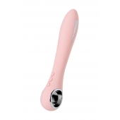 Розовый силиконовый вибратор с электростимуляцией GALVANI VIBE - 21 см. - ToyFa - купить с доставкой в Калуге