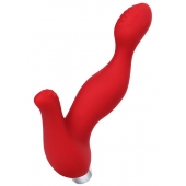 Красный силиконовый вибростимулятор простаты Proman - 12,5 см. - ToyFa - в Калуге купить с доставкой