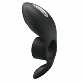 Черное кольцо на пенис с вибрацией Vibration Penis Sleeve - Baile - в Калуге купить с доставкой
