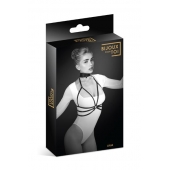 Черная упряжь на грудь Julia - Bijoux Pour Toi - купить с доставкой в Калуге