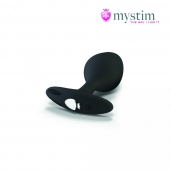 Черная пробка Mystim Rocking Vibe S с возможностью подключения к электростимулятору - 9,7 см. - MyStim - купить с доставкой в Калуге