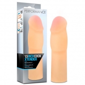 Телесная насадка-удлинитель на пенис PERFORMANCE 1.5INCH COCK XTENDER - 16 см. - Blush Novelties - в Калуге купить с доставкой