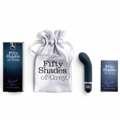 Черный силиконовый мини-вибратор Mini G-Spot Vibrator - 13,3 см. - Fifty Shades of Grey