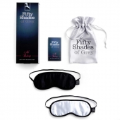 Набор из двух масок на глаза Soft Blindfold Twin Pack - Fifty Shades of Grey - купить с доставкой в Калуге