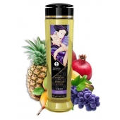 Массажное масло Libido Exotic Fruits с ароматом экзотических фруктов - 240 мл. - Shunga - купить с доставкой в Калуге