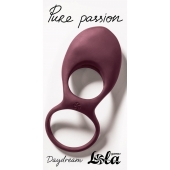 Бордовое эрекционное виброкольцо Daydream - Lola Games - в Калуге купить с доставкой