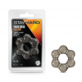 Дымчатое эрекционное кольцо Stay Hard Thick Bead Cock Ring - Blush Novelties - в Калуге купить с доставкой