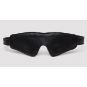 Черная плотная маска на глаза Bound to You Faux Leather Blindfold - Fifty Shades of Grey - купить с доставкой в Калуге