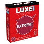 Текстурированные презервативы LUXE Royal Extreme - 3 шт. - Luxe - купить с доставкой в Калуге