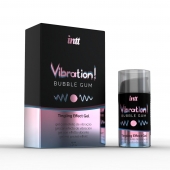 Жидкий интимный гель с эффектом вибрации Vibration! Bubble Gum - 15 мл. - INTT - купить с доставкой в Калуге