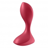 Красный вибромассажёр простаты Satisfyer Backdoor Lover - 14 см. - Satisfyer - в Калуге купить с доставкой