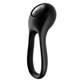 Черное эрекционное виброкольцо Majestic Duo - Satisfyer - в Калуге купить с доставкой