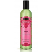 Массажное масло Naturals Strawberry Dreams с ароматом клубники - 236 мл. - Kama Sutra - купить с доставкой в Калуге