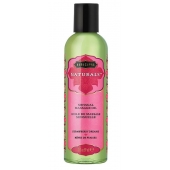 Массажное масло Naturals Strawberry Dreams с ароматом клубники - 59 мл. - Kama Sutra - купить с доставкой в Калуге