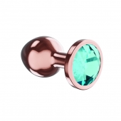 Пробка цвета розового золота с малиновым кристаллом Diamond Topaz Shine L - 8,3 см. - Lola Games - купить с доставкой в Калуге