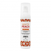 Разогревающее массажное масло Gourmet White Peach Organic с органическими ингредиентами - 50 мл. - Exsens - купить с доставкой в Калуге