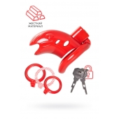 Красный мужской пояс верности из пластика - ToyFa - купить с доставкой в Калуге