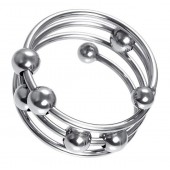 Большое металлическое кольцо под головку пениса - ToyFa - купить с доставкой в Калуге