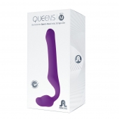 Лиловый безремневой страпон Queens M - Adrien Lastic - купить с доставкой в Калуге
