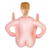 Надувная секс-кукла с реалистичной головой и поднятыми ножками - ToyFa - в Калуге купить с доставкой