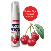 Гель-смазка Tutti-frutti с вишнёвым вкусом - 30 гр. - Биоритм - купить с доставкой в Калуге