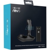 Черный вибратор-ротатор для стимуляции простаты Nexus Revo Air - Nexus Range - в Калуге купить с доставкой