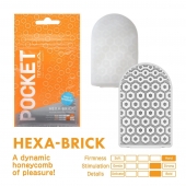 Карманный мастурбатор HEXA-BRICK - Tenga - в Калуге купить с доставкой