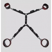 Изысканный набор фиксаций на кровати Reversible Under Mattress Restraint Set - Fifty Shades of Grey - купить с доставкой в Калуге
