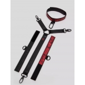 Ошейник с наручниками Reversible Faux Leather Collar and Wrist - Fifty Shades of Grey - купить с доставкой в Калуге