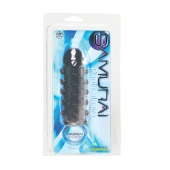 Дымчатая стимулирующая насадка с закрытой головкой SAMURAI PENIS SLEEVE BLACK - 14,5 см. - NMC - в Калуге купить с доставкой