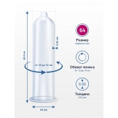 Презервативы MY.SIZE размер 64 - 10 шт. - My.Size - купить с доставкой в Калуге