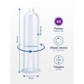 Презервативы MY.SIZE размер 69 - 3 шт. - My.Size - купить с доставкой в Калуге