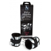 Серо-черные наручники Totally His - Fifty Shades of Grey - купить с доставкой в Калуге