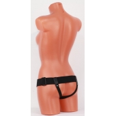 Универсальные черные трусики для страпона - БДСМ Арсенал - купить с доставкой в Калуге