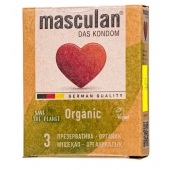 Экологически чистые презервативы Masculan Organic - 3 шт. - Masculan - купить с доставкой в Калуге