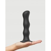 Черная насадка Strap-On-Me Dildo Geisha Balls size XL - Strap-on-me - купить с доставкой в Калуге