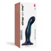 Темно-синяя насадка Strap-On-Me Dildo Plug Snaky size M - Strap-on-me - купить с доставкой в Калуге