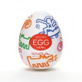 Мастурбатор-яйцо Keith Haring EGG STREET - Tenga - в Калуге купить с доставкой