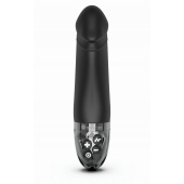 Черный вибратор с электростимуляцией Real Deal Neal - 16,5 см. - MyStim - купить с доставкой в Калуге