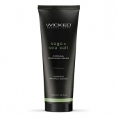 Массажный легкий крем WICKED Sage plus Sea Salt - 120 мл. - Wicked - купить с доставкой в Калуге