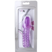 Фиолетовая насадка, удлиняющая половой член - 13,5 см. - Toyfa Basic - в Калуге купить с доставкой
