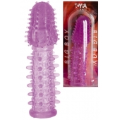 Фиолетовая насадка, удлиняющая половой член - 13,5 см. - Toyfa Basic - в Калуге купить с доставкой