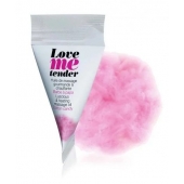 Съедобное согревающее массажное масло Love Me Tender Cotton Candy с ароматом сладкой ваты - 10 мл. - Love to Love - купить с доставкой в Калуге